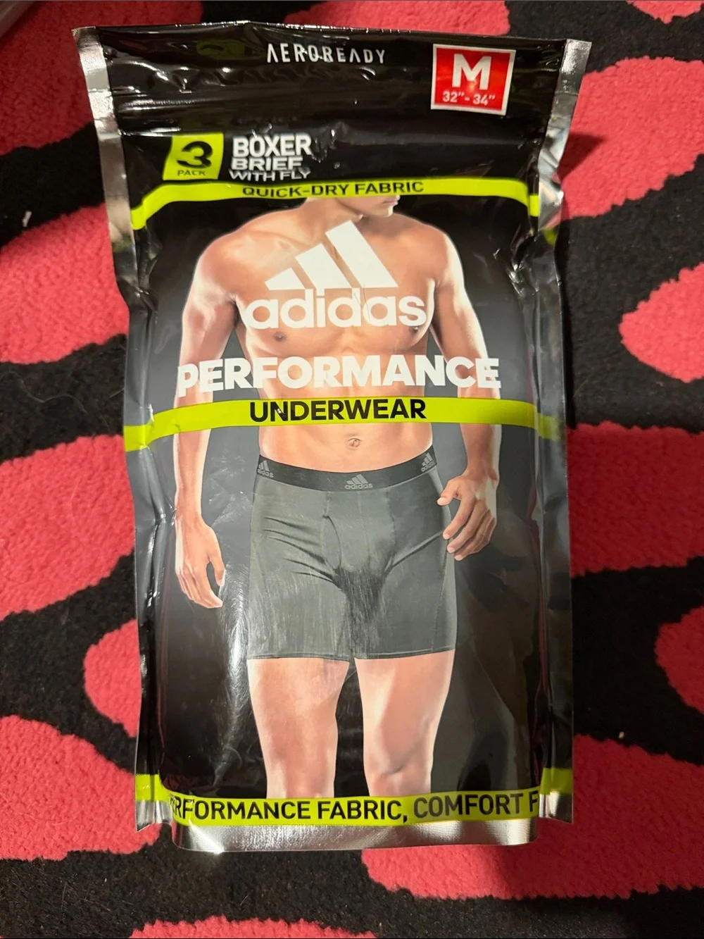 adidas Performance Boxer Briefs - 3 pack